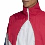 Träningsjacka Unisex Adidas Originals Trefoil Röd Blå