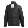 Men's Sports Jacket Adidas BSC Insulated Winter Jacket 3 stripes Black