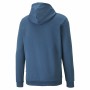 Herren Sweater mit Kapuze Puma Big Logo Blau