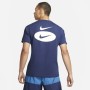 Chemisette Nike TEE ESS CORE 4 DM6409 410 Blue marine