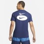 T-Shirt Nike TEE ESS CORE 4 DM6409 410 Marineblau