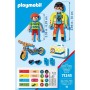 Playset Playmobil City Life - Paramedic with Patient 71245 15 Pièces