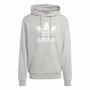 Herren Sweater mit Kapuze Adidas TREFOIL HOODY IA4884 Grau