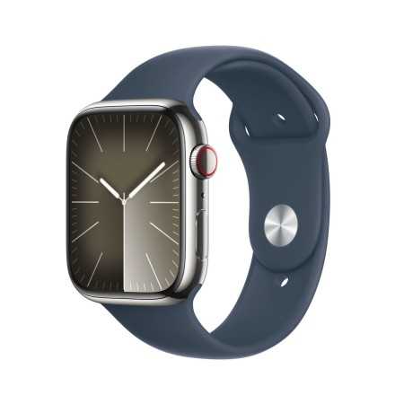 Smartklocka Apple Watch Series 9 Blå Silvrig 45 mm