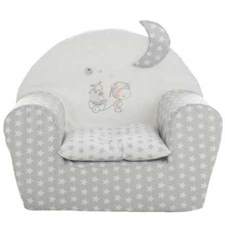 Child's Armchair Stars 44 x 34 x 53 cm Grey