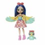 Docka Mattel Enchantimals City Prita Parakeet & Flutter 15 cm