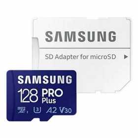 Micro-SD Minneskort med Adapter Samsung PRO PLUS MB-MD128KA 128 GB UHS-I 160 MB/s