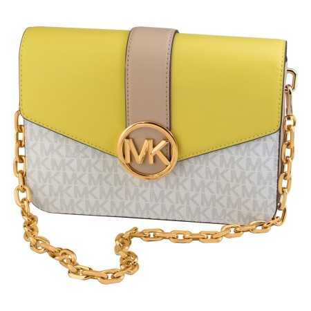 Damväska Michael Kors 35S2GNML6V-SUNSHN-MULTI Gul 23 x 17 x 5