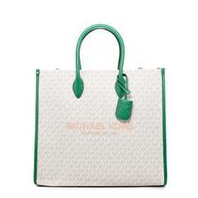Women's Handbag Michael Kors 35F2S7ZT3B-PLMTO-GRN-ML White 40 x 36 x 17 cm