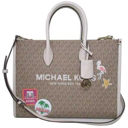 Damväska Michael Kors 35S3G7ZT6B-LT-CREAM Brun 35 x 26 x 10 cm