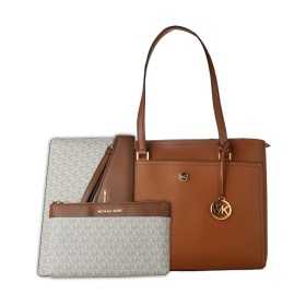 Women's Handbag Michael Kors 35T1G5MT7T-BROWN-VANILLA Brown 38 x 28 x 12 cm