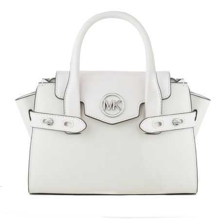 Damen Handtasche Michael Kors 35S2SNMS5L-OPTIC-WHITE Weiß 22 x 16 x 10 cm