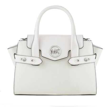 Damväska Michael Kors 35S2SNMS5L-OPTIC-WHITE Vit 22 x 16 x 10 cm