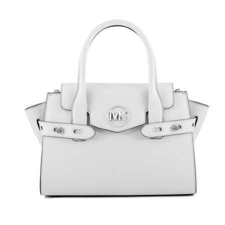 Damväska Michael Kors 35S2SNMS8L-OPTIC-WHITE Vit 28 x 18 x 12 cm