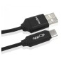 USB A 2.0 till USB C Kabel APPROX APPC40 1 m Svart