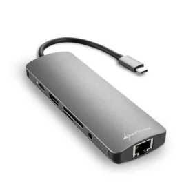 USB Hub Sharkoon 4044951026739 Grey Dark grey