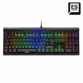 Gaming Tastatur Sharkoon SGK60 Schwarz RGB Spanisch