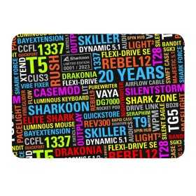 Tapis Antidérapant Sharkoon 20 Years Mouse Mat Multicouleur