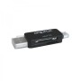 Lecteur de Cartes approx! FLTLFL0083 APPC33 Micro SD/SD/MMC Micro USB 480 Mbps 32 GB Noir