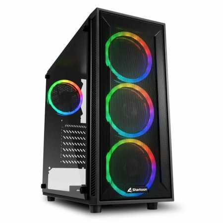 ATX Semi-tower Box Sharkoon 4044951034840 Black ATX LED RGB