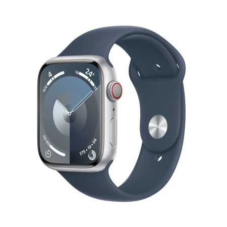 Smartklocka Apple Watch Series 9 + Cellular 1,9" Blå Silvrig 45 mm