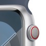 Smartklocka Apple Watch Series 9 + Cellular 1,9" Blå Silvrig 45 mm