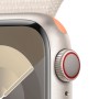 Montre intelligente Apple Watch Series 9 + Cellular 1,9" Blanc Beige 41 mm