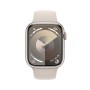 Montre intelligente Apple Watch Series 9 1,9" Blanc Beige 45 mm
