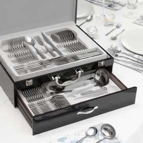 Stainless Steel Cutlery Set Cook D`Lux InnovaGoods 72 Pieces