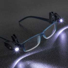 Klämma med LED för glasögon 360º InnovaGoods 2 antal