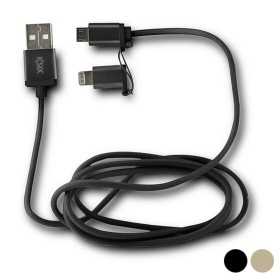 USB Cable to Micro USB and Lightning KSIX