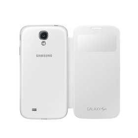 Housse Folio pour Mobile Samsung Galaxy S4 i9500 Blanc