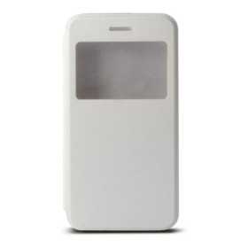 Folio Handy-Case mit Fenster Iphone 6 Weiß