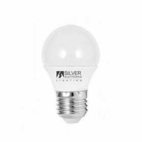 Spherical LED Light Bulb Silver Electronics ECO E27 5W White light