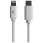 USB-C to Lightning Cable KSIX MFI (1 m) White