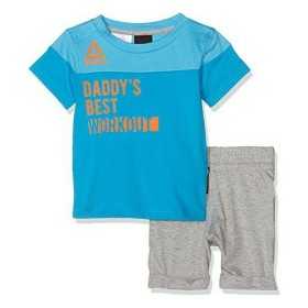 Sports Outfit for Baby Reebok B ES Inf SJ SS Blue