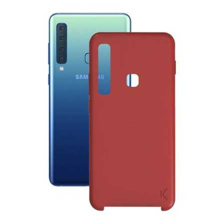 Protection pour téléphone portable Galaxy A9 2018 Soft Rouge