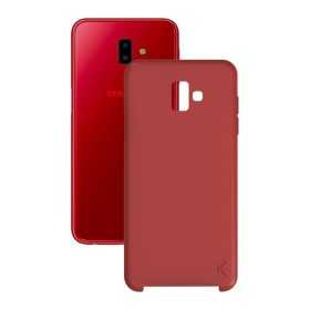 Protection pour téléphone portable Samsung Galaxy J6+ 2018 Soft Rouge