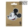 Patch Mickey Mouse Noir Blanc Polyester (9.5 x 14.5 x cm)