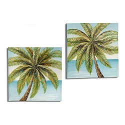 Leinwand Palm Tree 3 x 80 x 80 cm