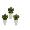 Decorative Plant Red Orange Green Plastic 10 x 22 x 10 cm Light Green