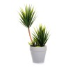 Plant pot Ceramic Purple Green Plastic 10 x 30 x 10 cm (9 x 9,5 x 5 cm)