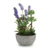 Plant pot Grey Purple Cement Cork Green