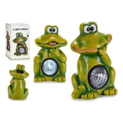 Taschenlampe Frosch aus Keramik grün