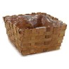 Plant pot Cane Brown 21 x 11 x 21 cm