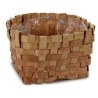 Plant pot Cane Brown 23 x 12 x 23 cm