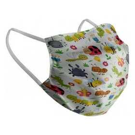 Hygienic Reusable Fabric Mask Children's Insects