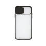 Mobiltelefonfodral med TPU-kant iPhone 12 Mini KSIX Duo Soft Cam Protect Svart