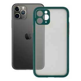Protection pour téléphone portable iPhone 11 Pro KSIX Duo Soft Vert
