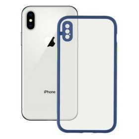 Mobile cover iPhone X , XS KSIX Duo Soft Blue